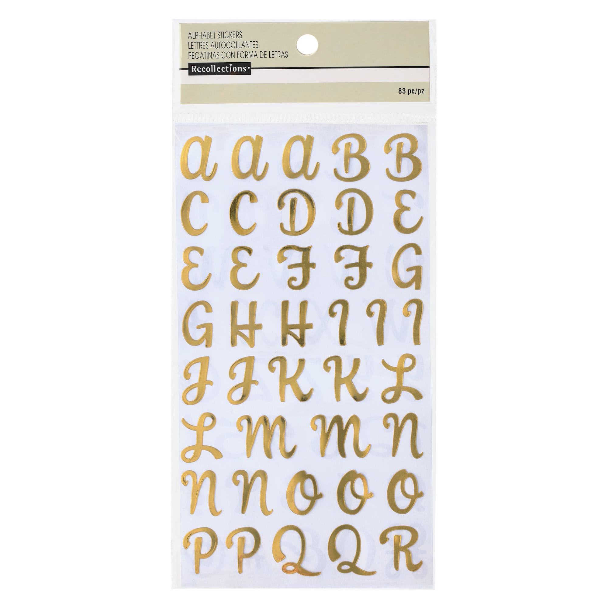 Gold Foil Alphabet Stickers by Recollections™